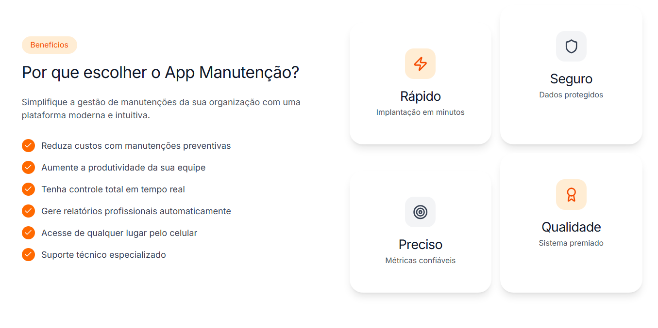 Benefícios do Sistema